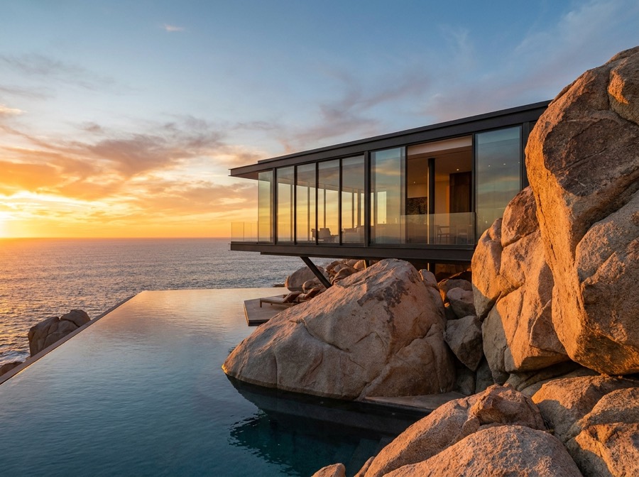 Pacific coast residence
